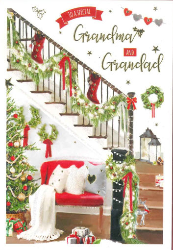 Picture of GRANDMA & GRANDAD CHRISTMAS CARD